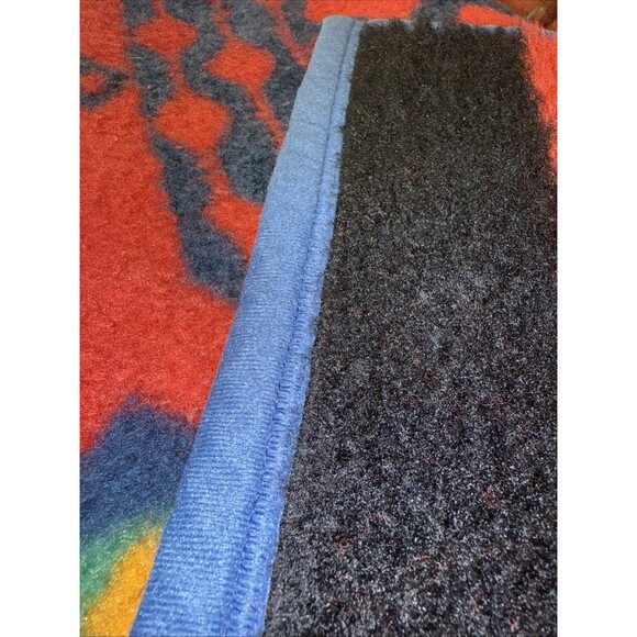 Biederlack Vintage Southwest Aztec Blanket Throw 54x76 Soft Acrylic Made in USA - Picture 9 of 9
